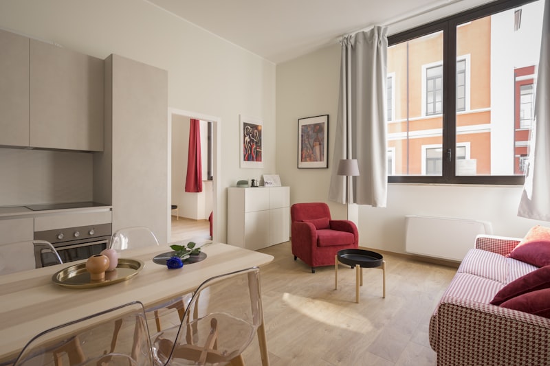 Apartment renter with renters insurance protecting belongings